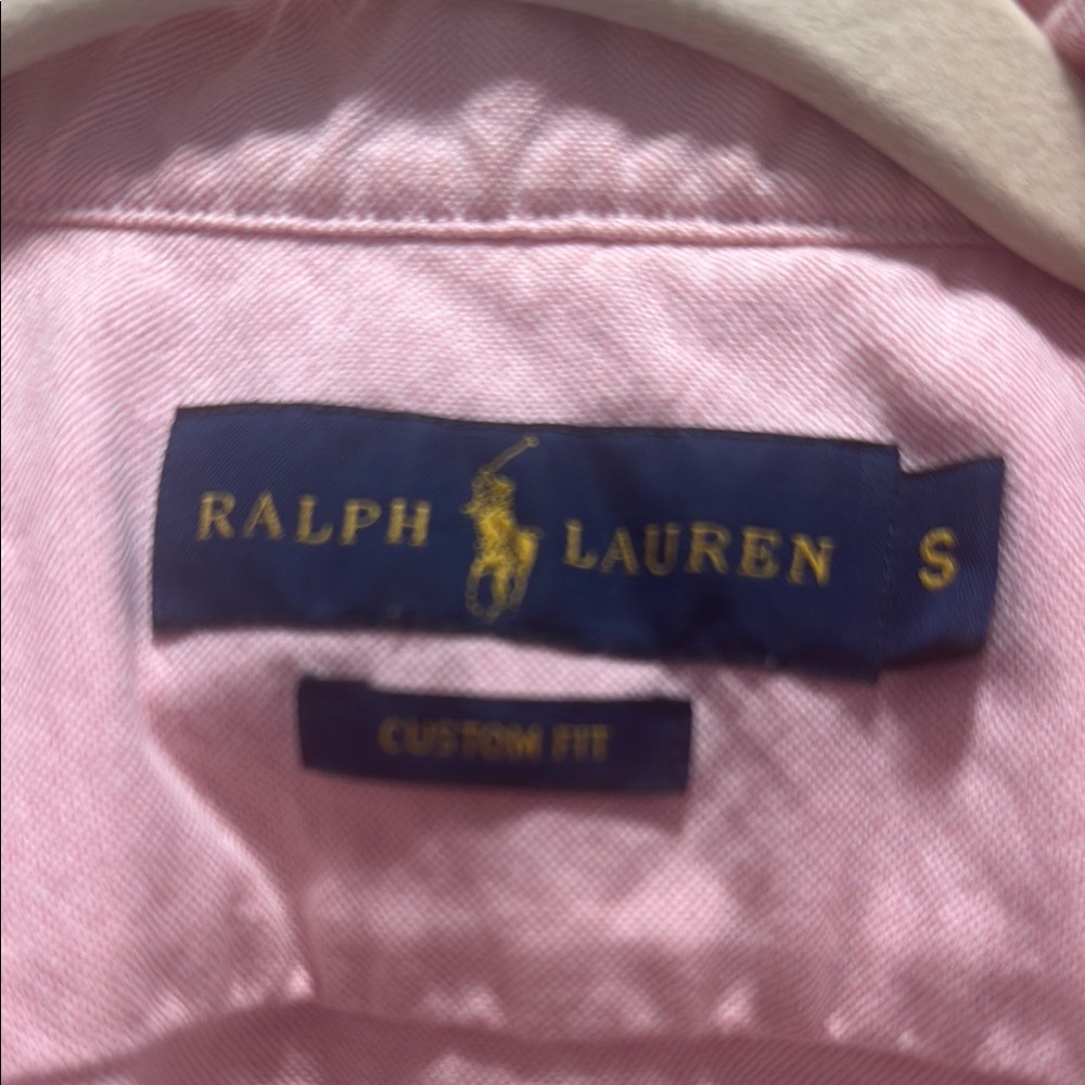 Ralph Lauren Soft Pink Custom Fit Shirt